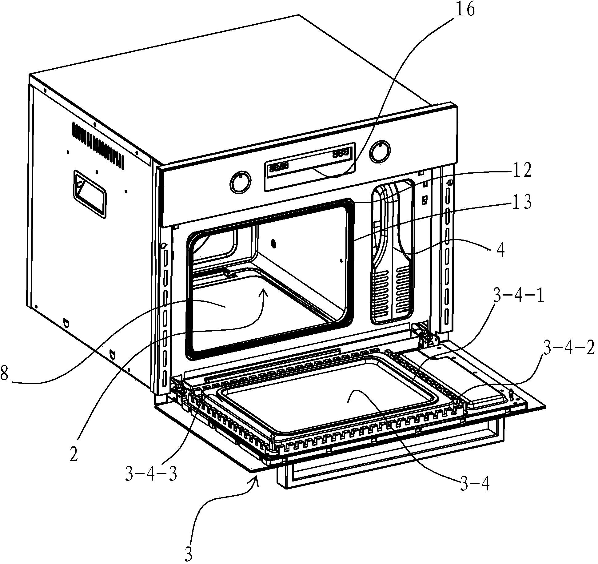 Steam box and microwave oven all-in-one machine