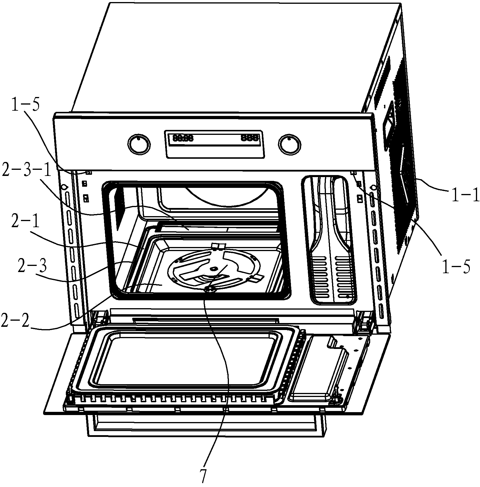 Steam box and microwave oven all-in-one machine