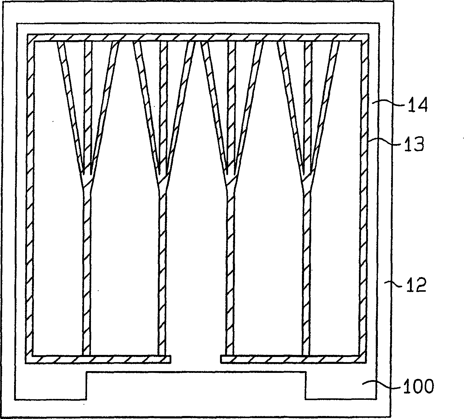 Planar luminescent illumination device including auxiliary electrode