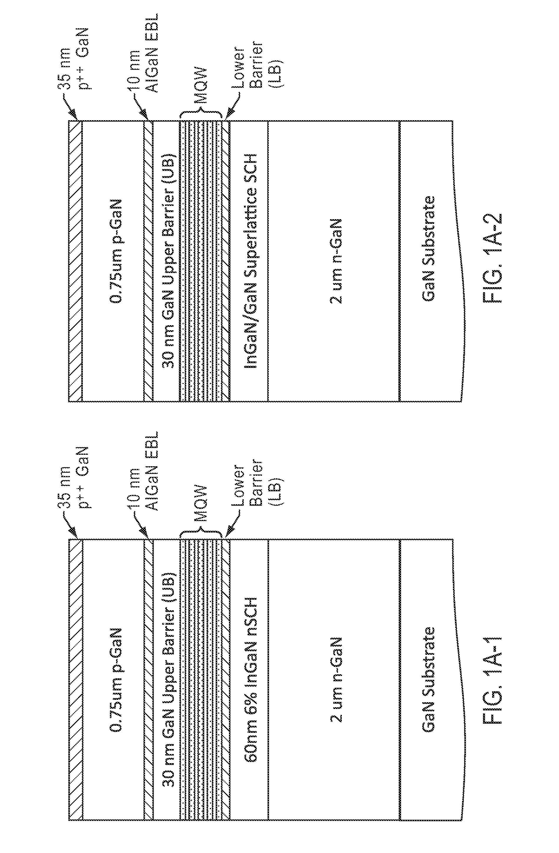 Laser devices using a semipolar plane