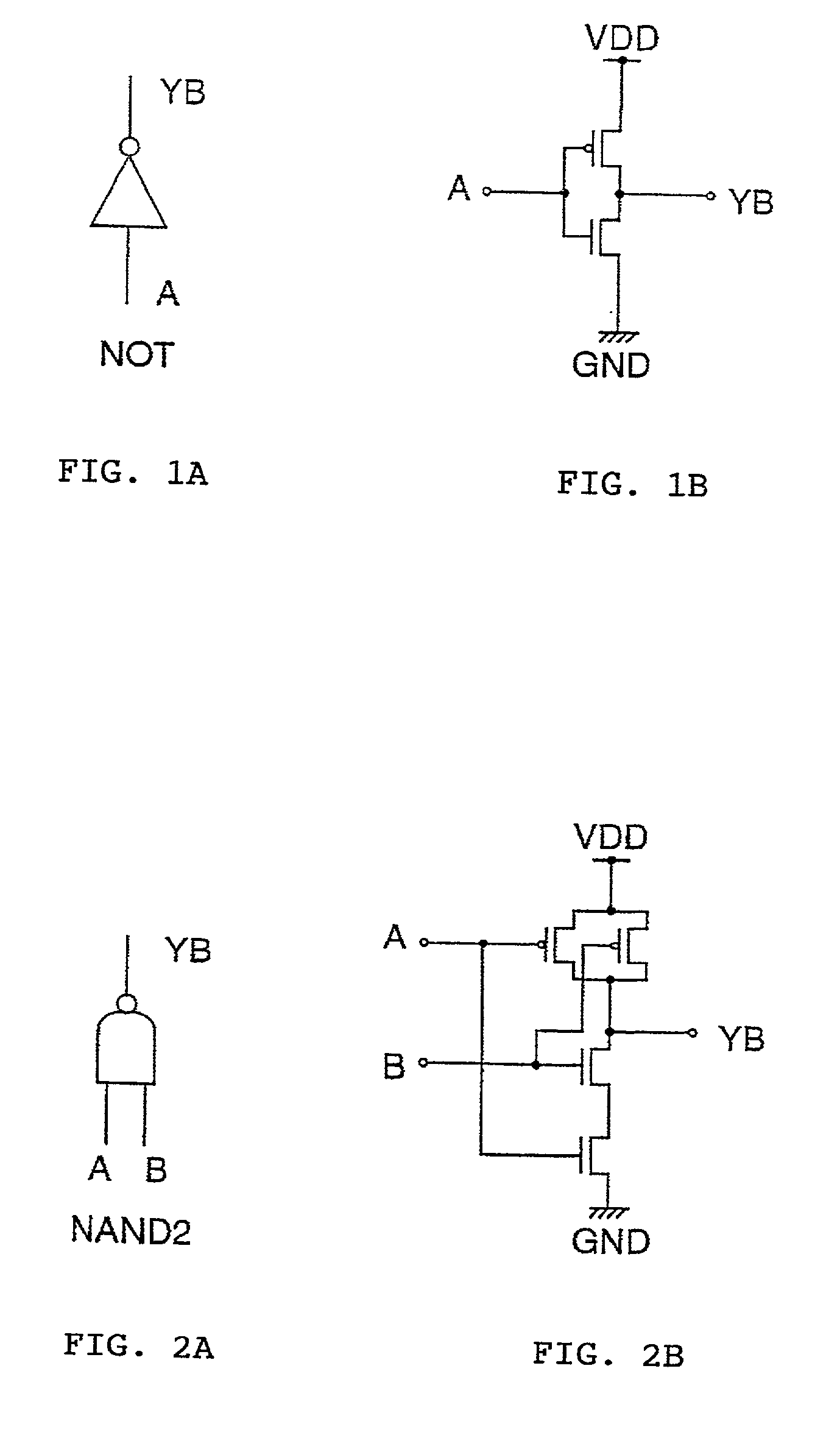 Logic gate cell