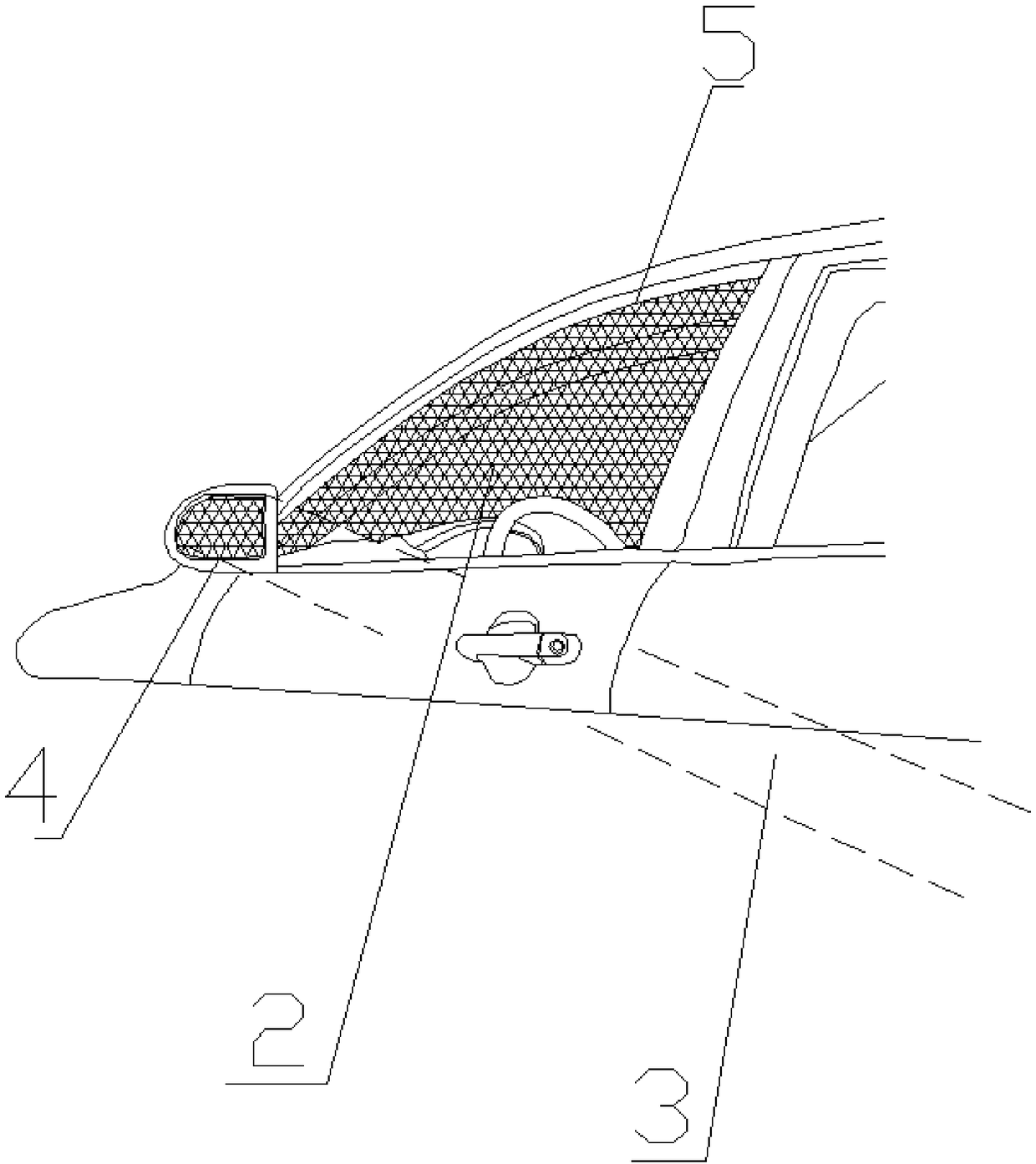 Automobile film mounting method