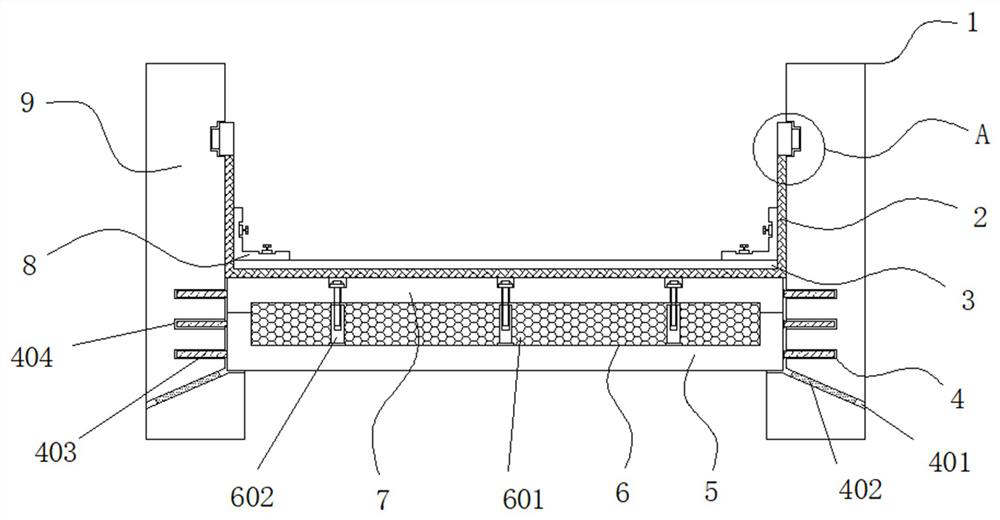 Building engineering waterproof structure