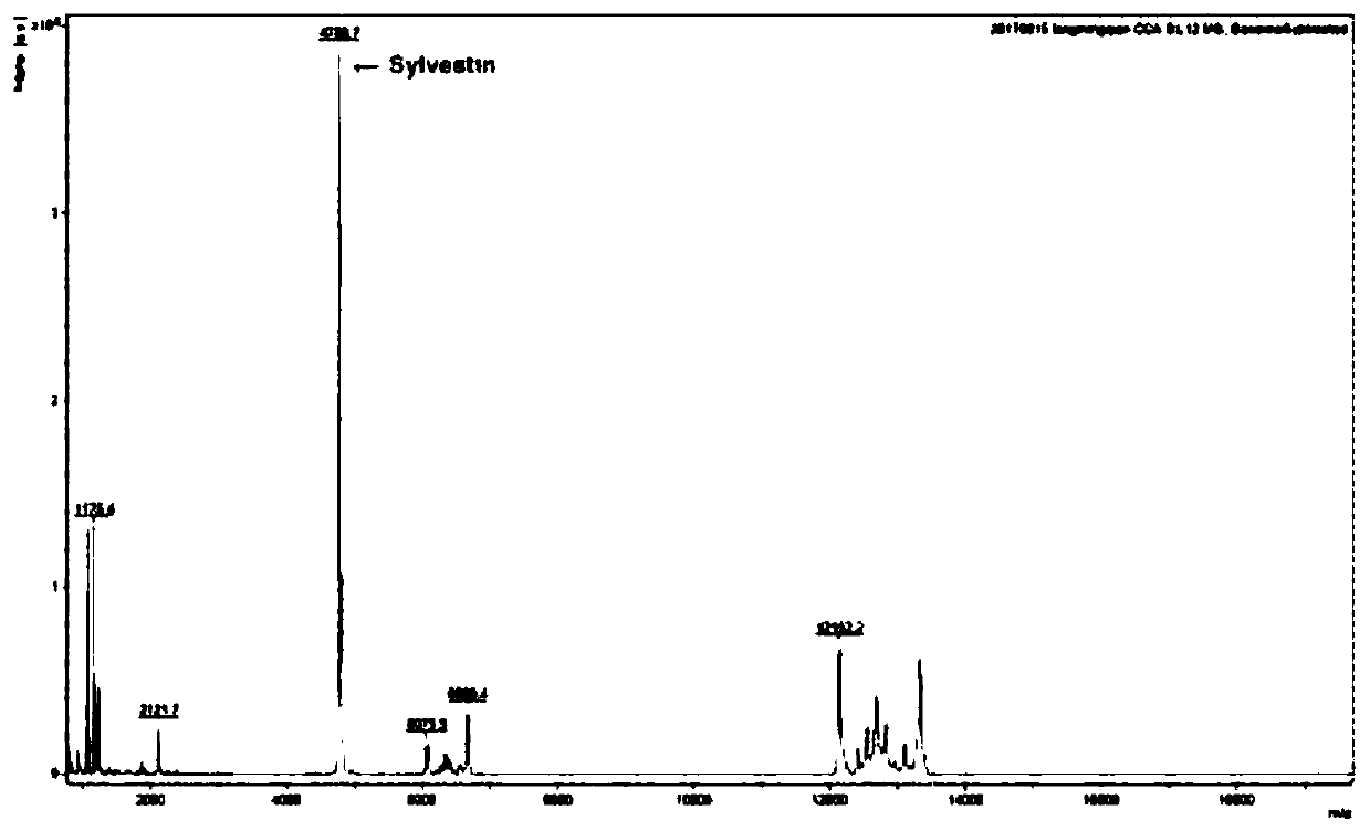 A kind of forest leech antithrombotic polypeptide sylvestin and its in vitro expression preparation method and application