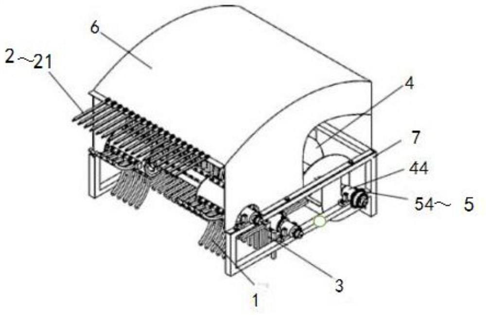 Spacing-adjustable corn stripping and ear picking header