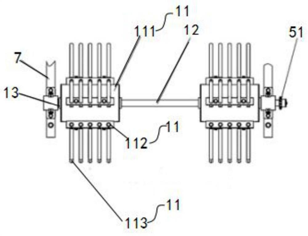 Spacing-adjustable corn stripping and ear picking header