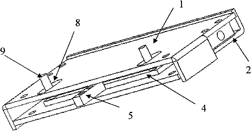 Phase shifter module based on medium loading