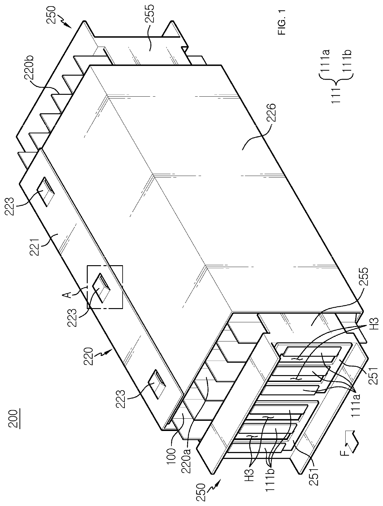 Battery Module Comprising Module Housing