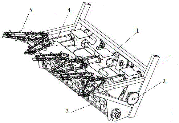 corn harvester header