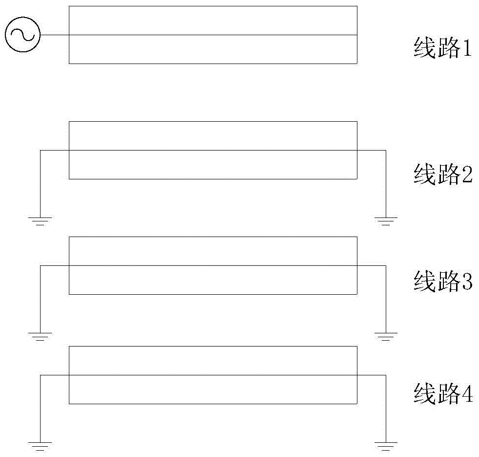 High-precision measurement method for zero-sequence capacitance of EHV/UHV four-circuit transmission lines on the same tower