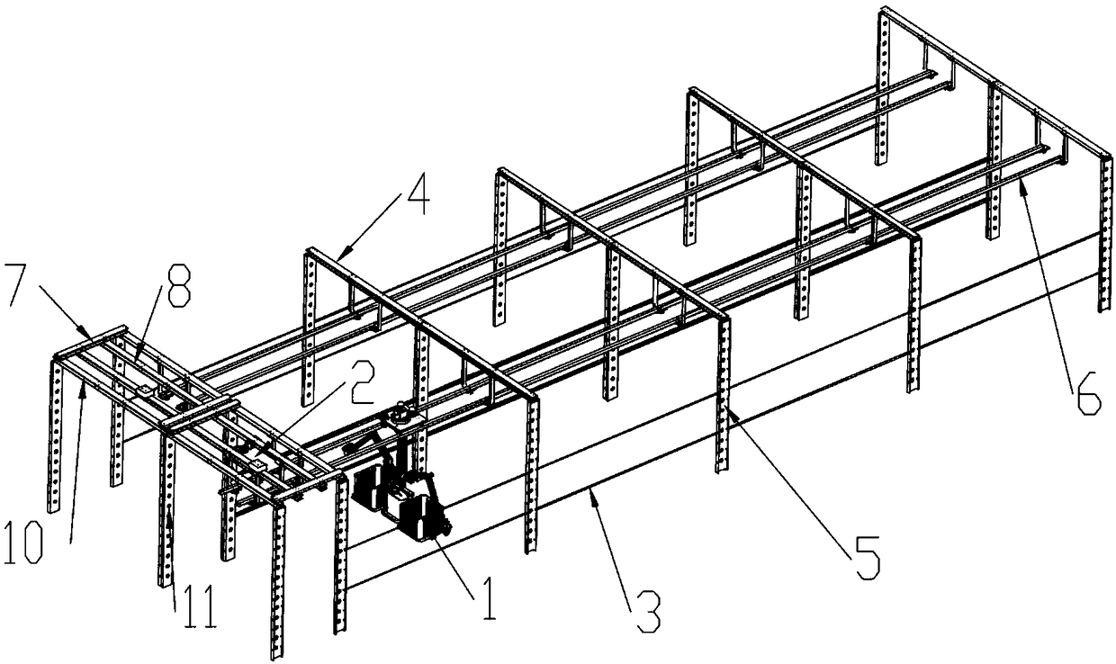 Automatic picking and pesticide spraying method for single-hedgerow vineyard