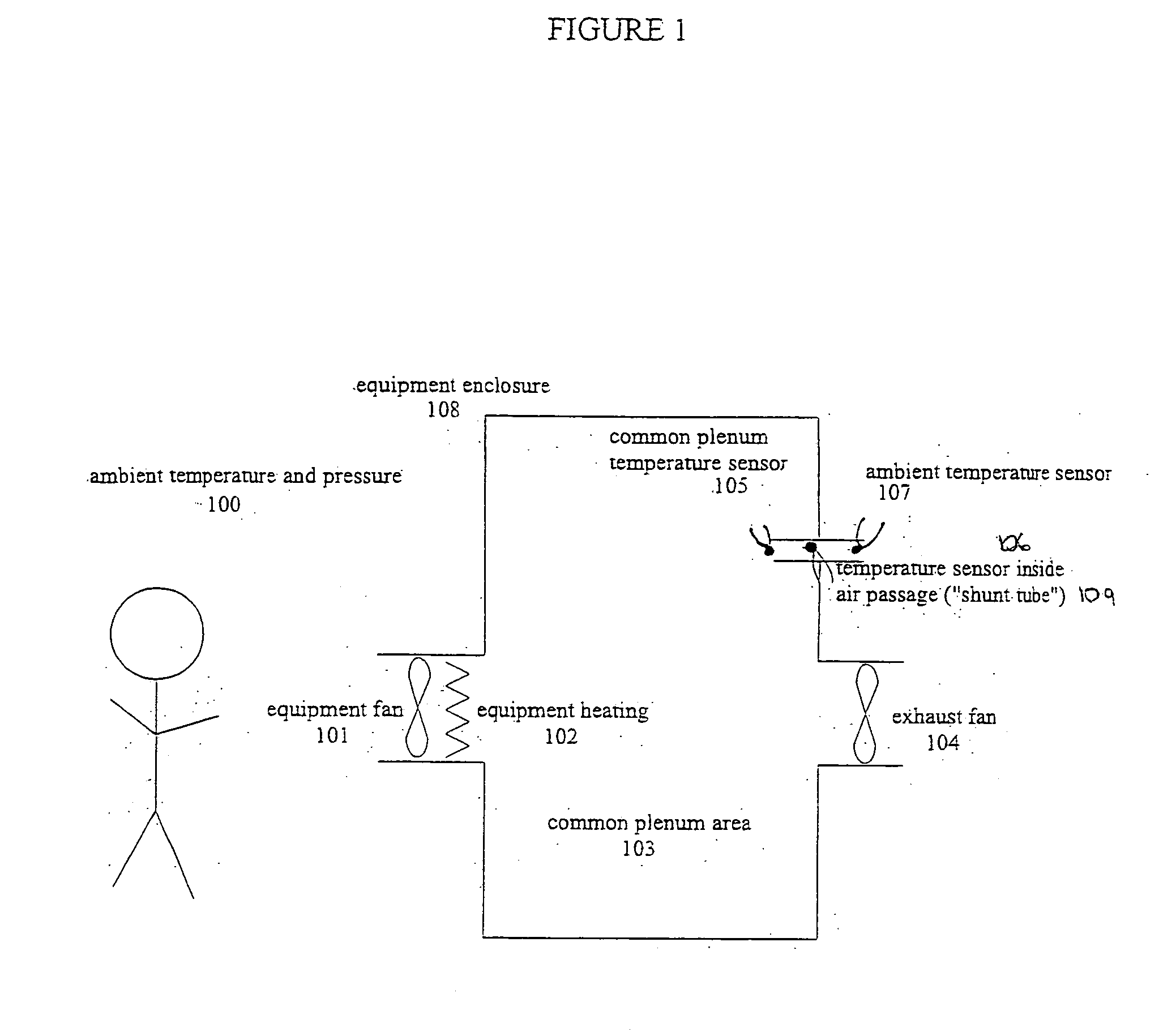 Adaptive cooling method for computer rack enclosure