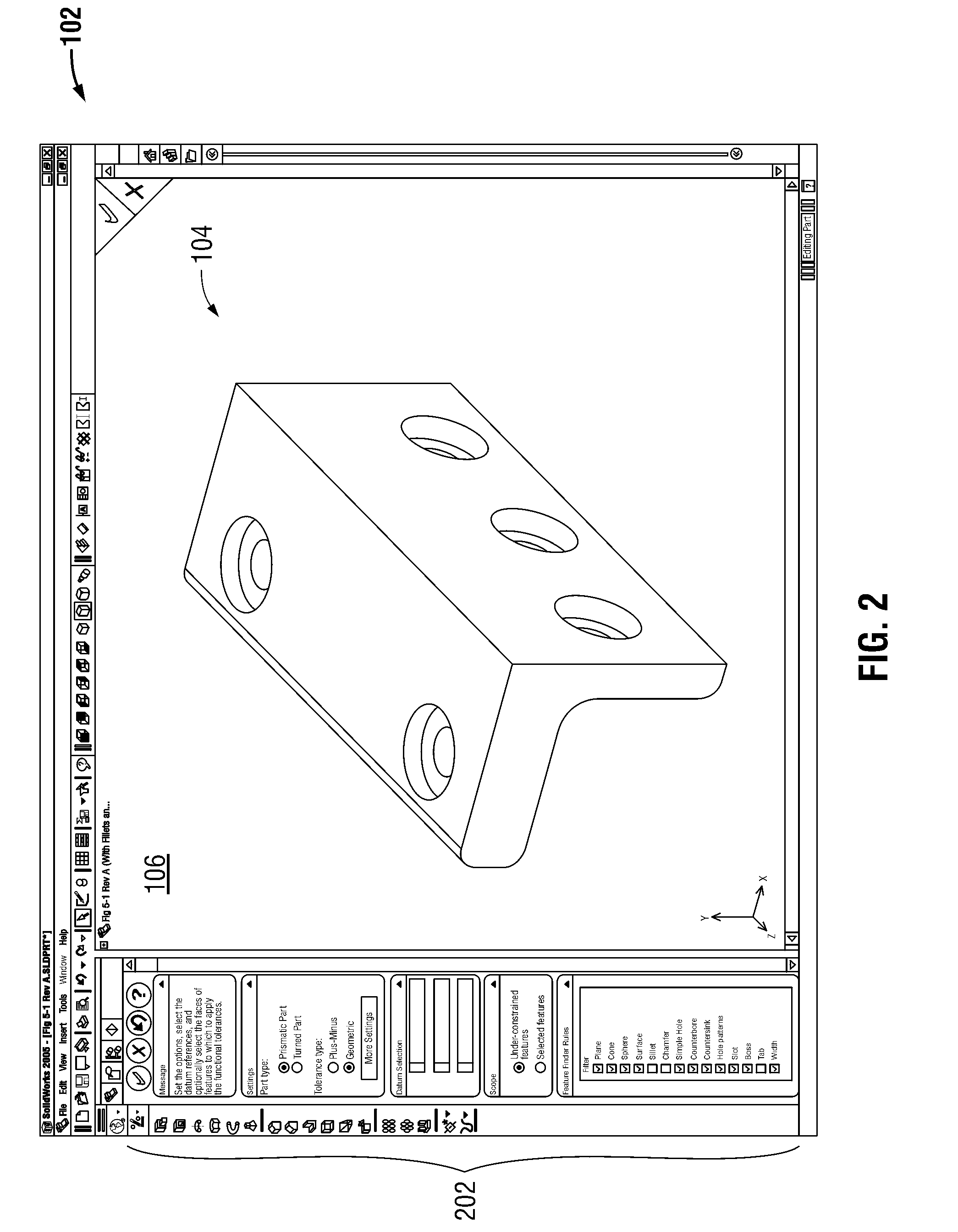 Automatic generation of tolerance schemes