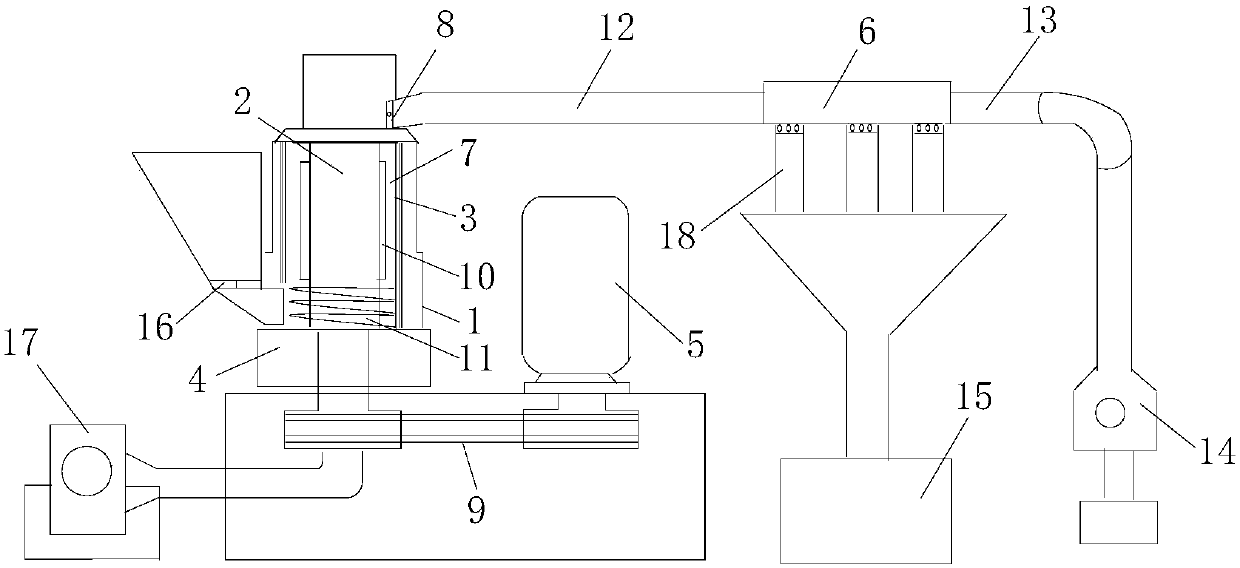 Rice and bran separation type rice milling machine