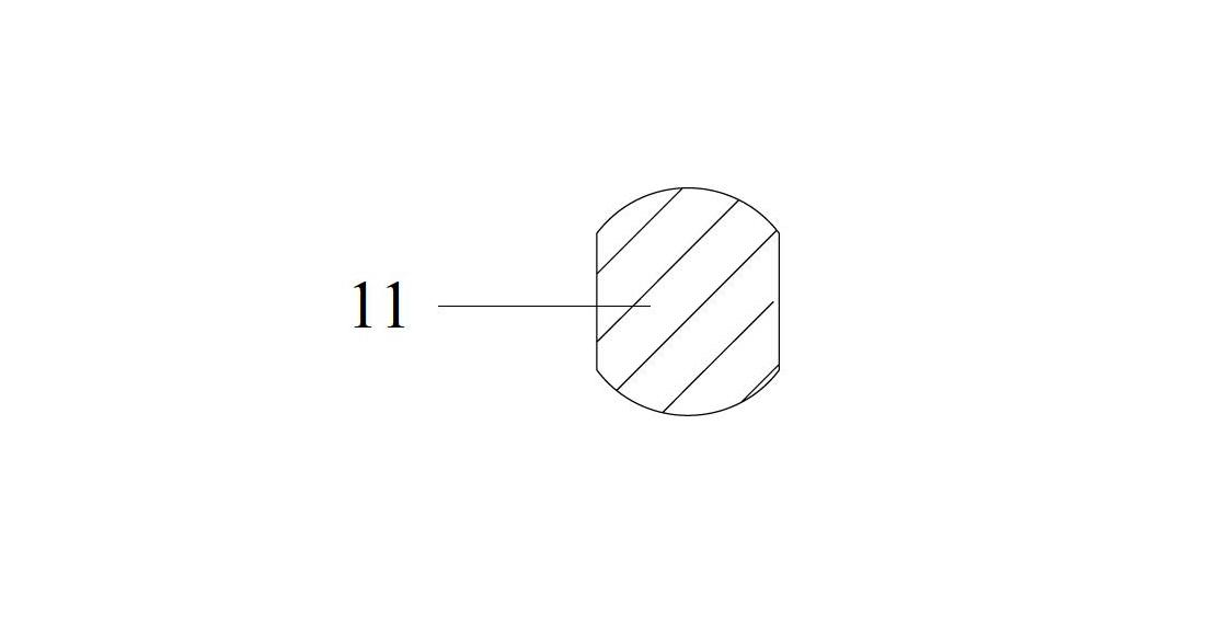 Forming device of inner taper hole of side wall