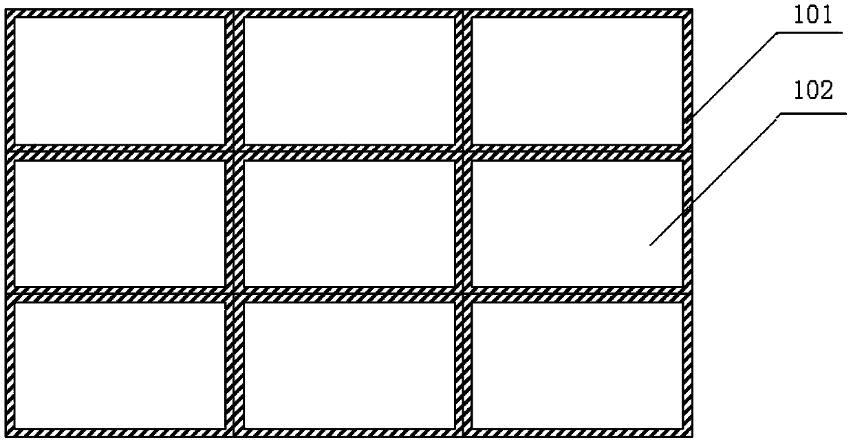 Frame-free display device and joint-free large-screen splicing display system