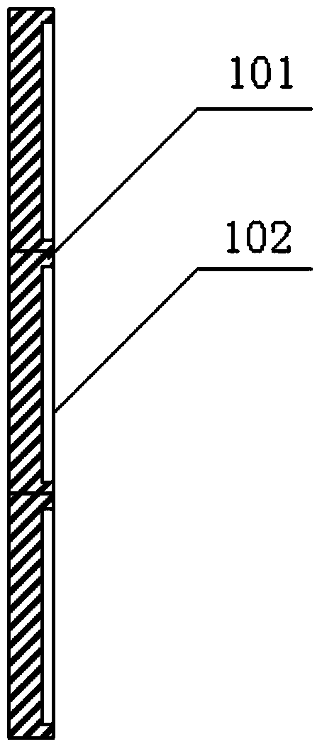 Frame-free display device and joint-free large-screen splicing display system