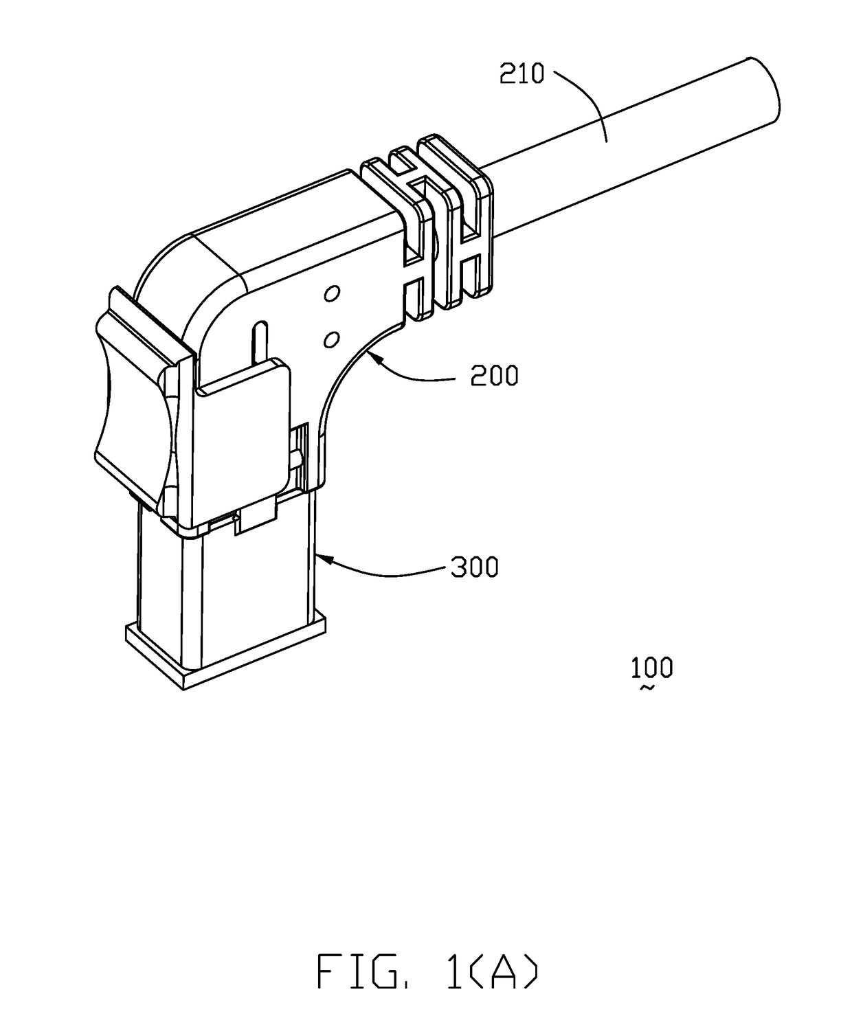 Electrical connector assembly with locking structures thereof