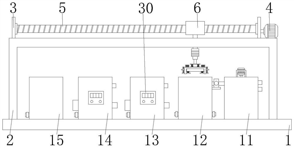 Piezoelectric quartz sensor crystal oscillator processing equipment and technology thereof