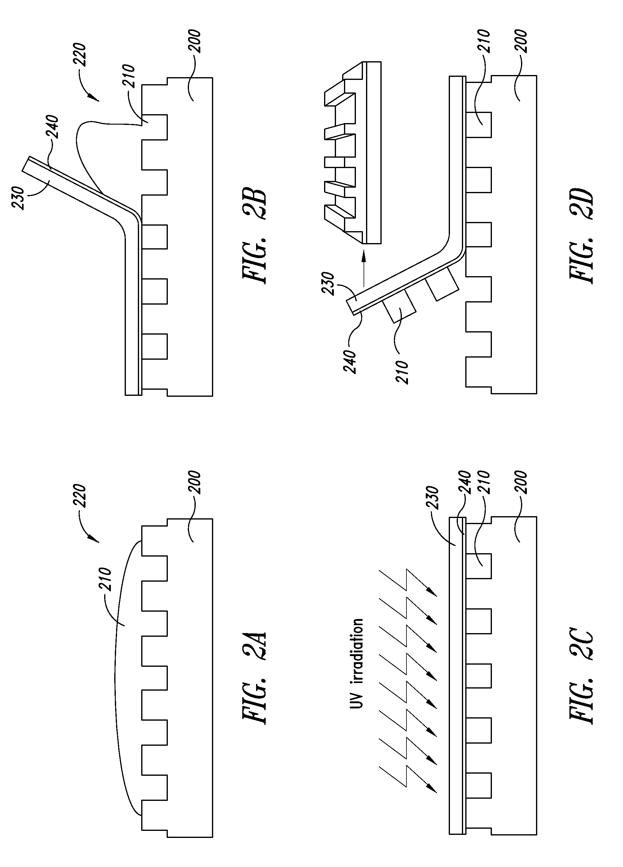 Method of manufacturing micro patterned device and device obtained by the method