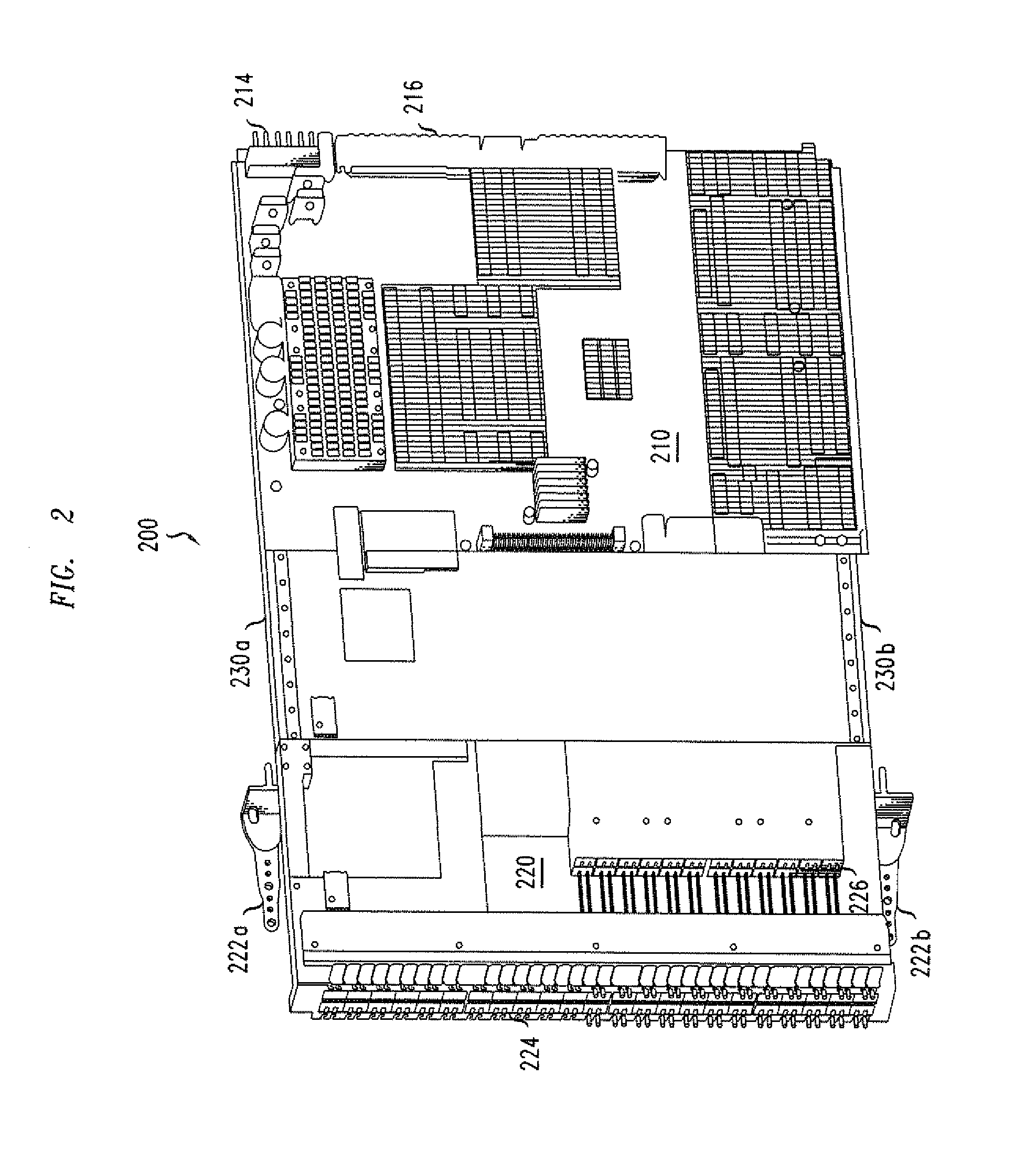 Increased connector port density via extending faceplate