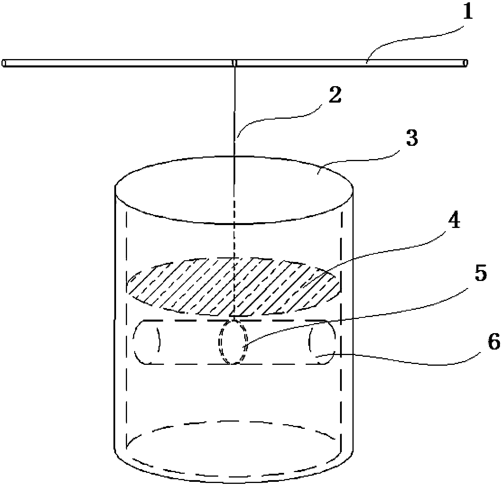 Testing method of porosity of lithium battery diaphragm