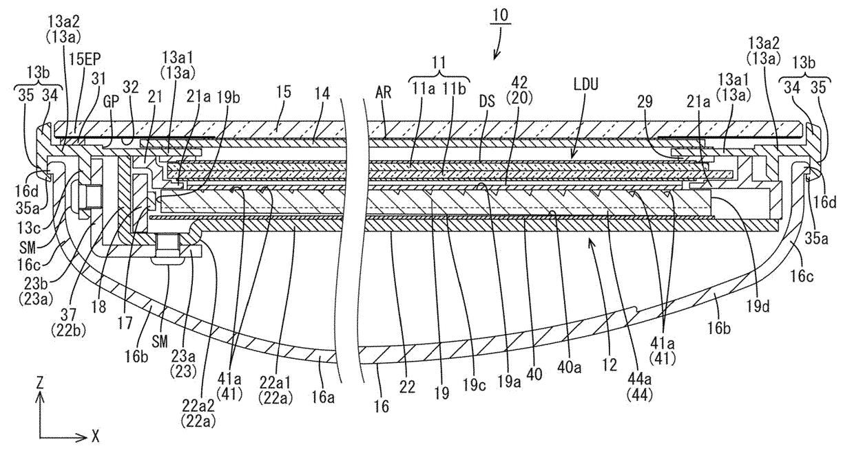 Lighting device and display device