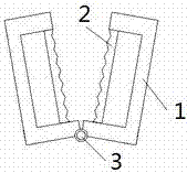 Clamp for anatomizing finless eels