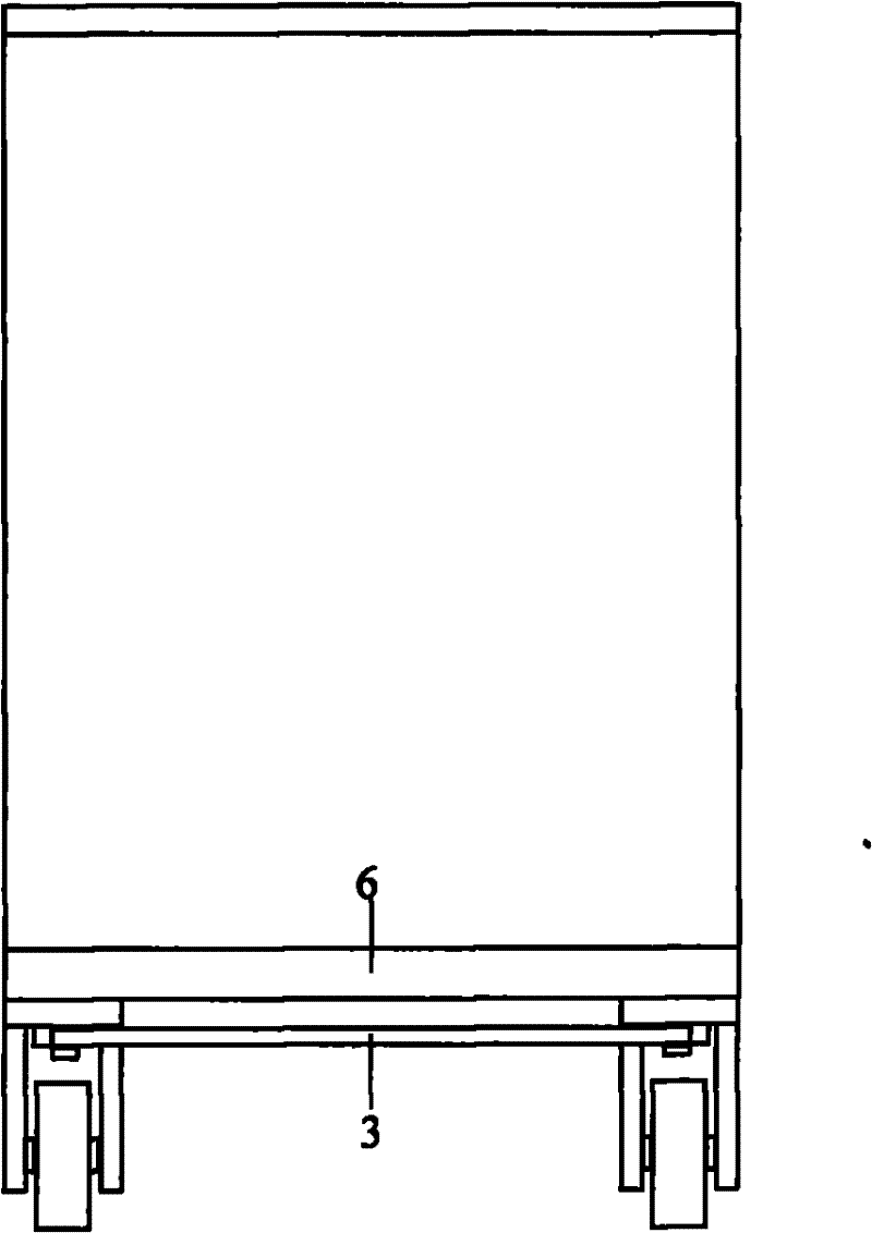 Device for hoisting prefabricated reinforced concrete column on site and walking technology thereof