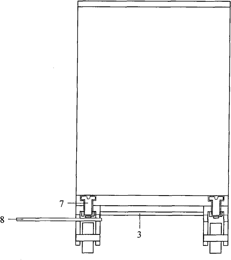 Device for hoisting prefabricated reinforced concrete column on site and walking technology thereof