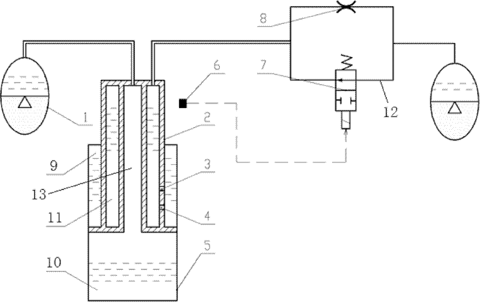 Buffering protection type oil gas suspension system and vehicle