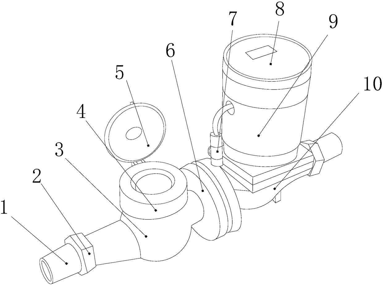 Novel valve-controlled water gauge apparatus