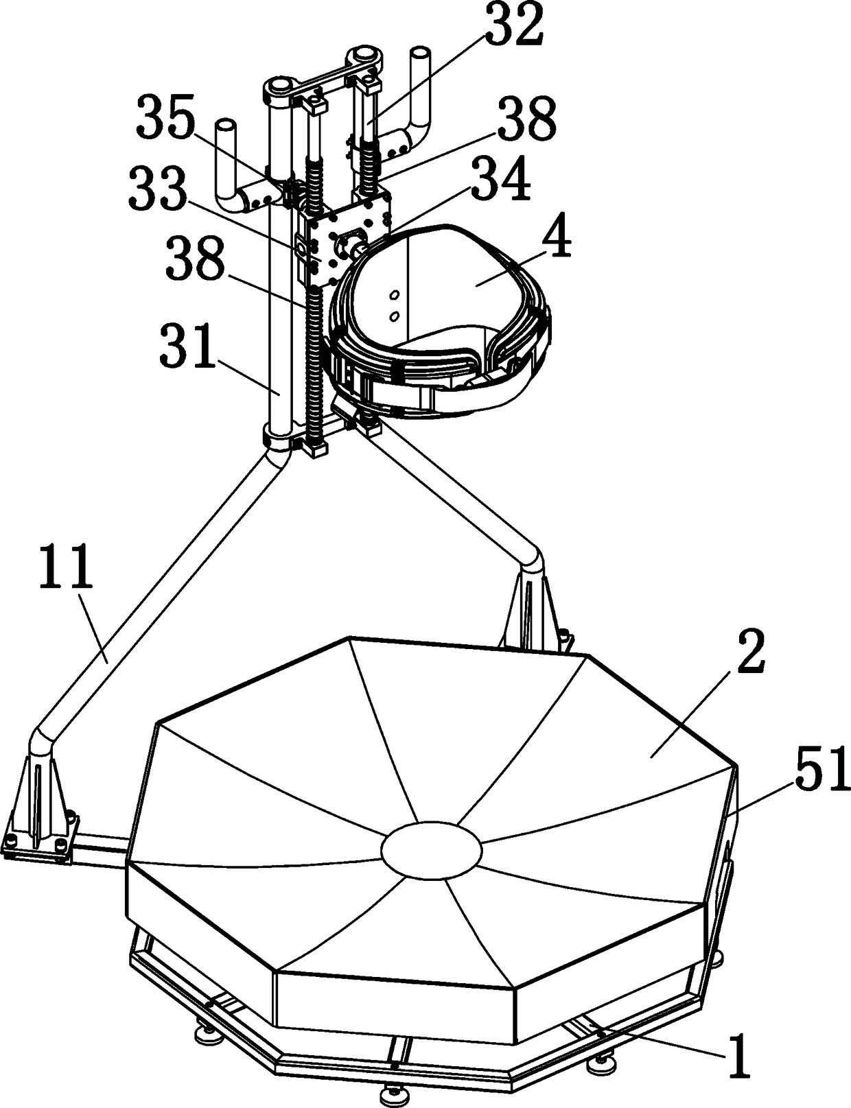 Omni-directional mobile platform and method for accurately tracking two-feet information based on platform