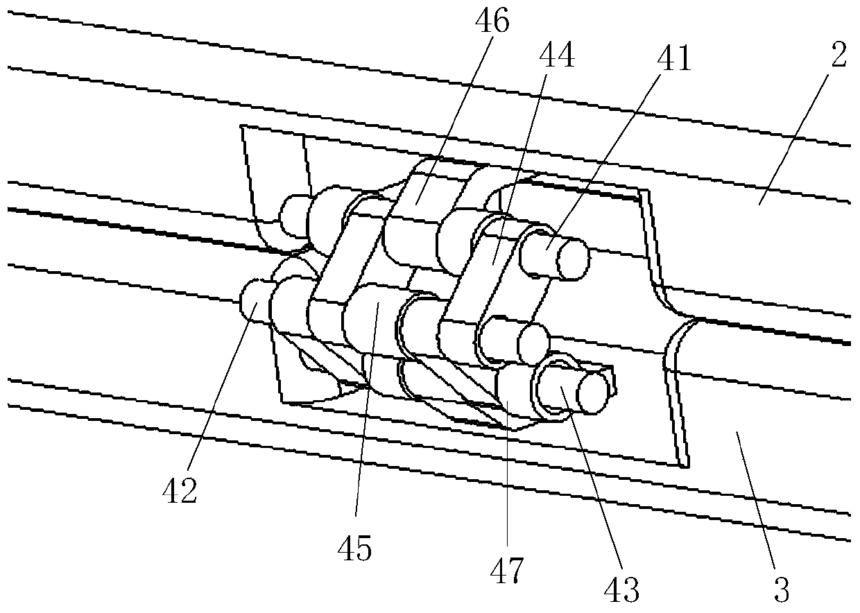 A kind of rotating shaft device and electronic equipment