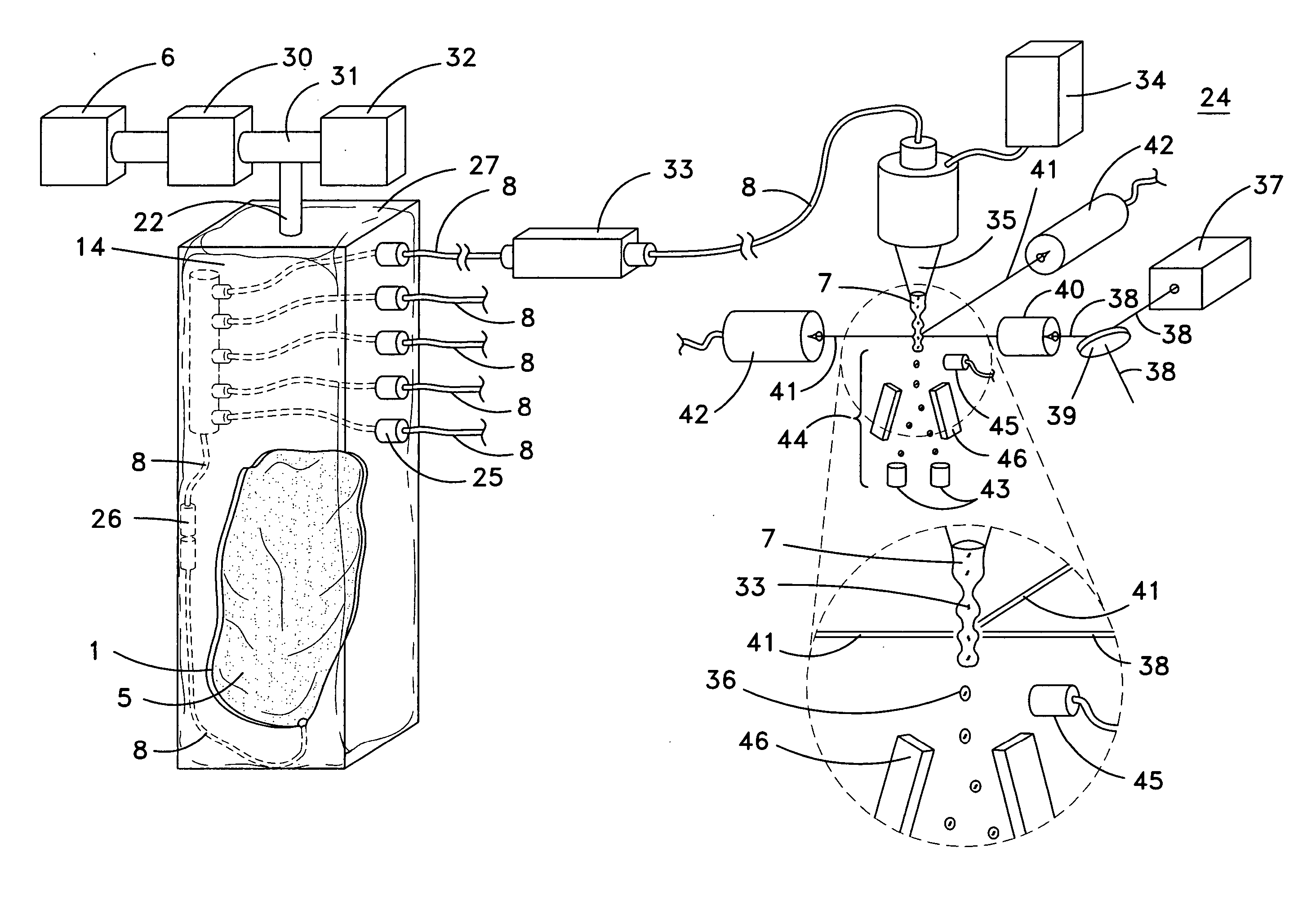 Pressure regulated continuously variable volume container for fluid delivery