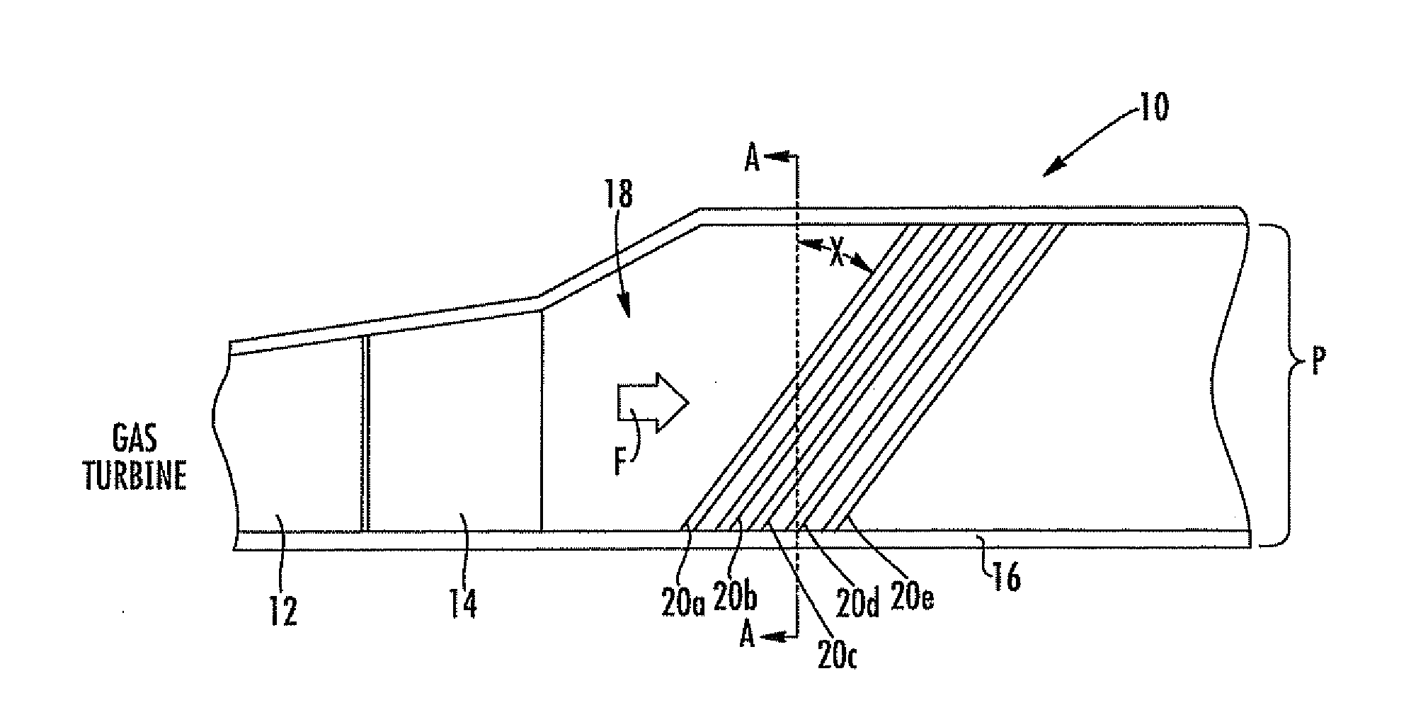 Gas turbine exhaust sound suppressor and associated methods