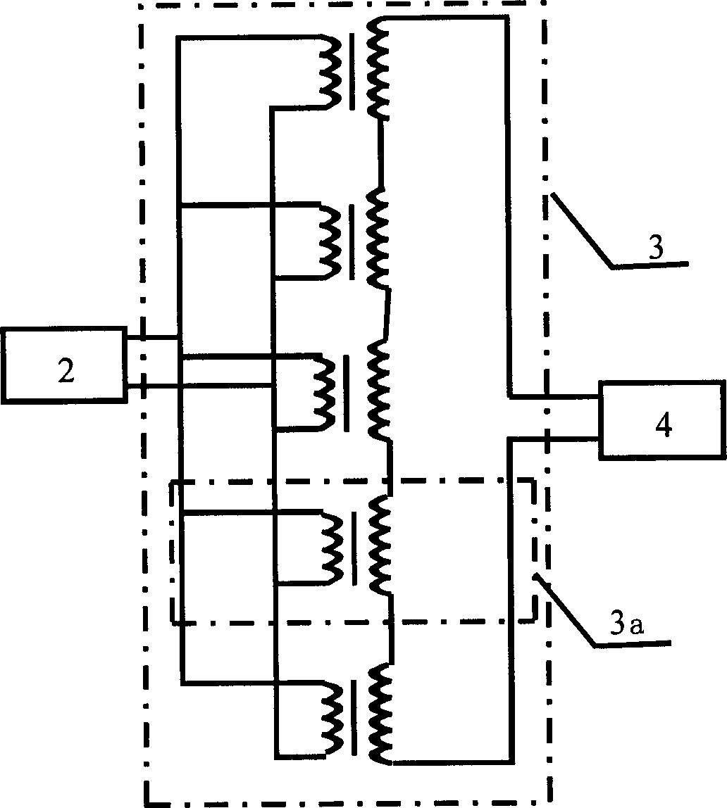 Insulation aging test device used for converter high voltage pulse equipment