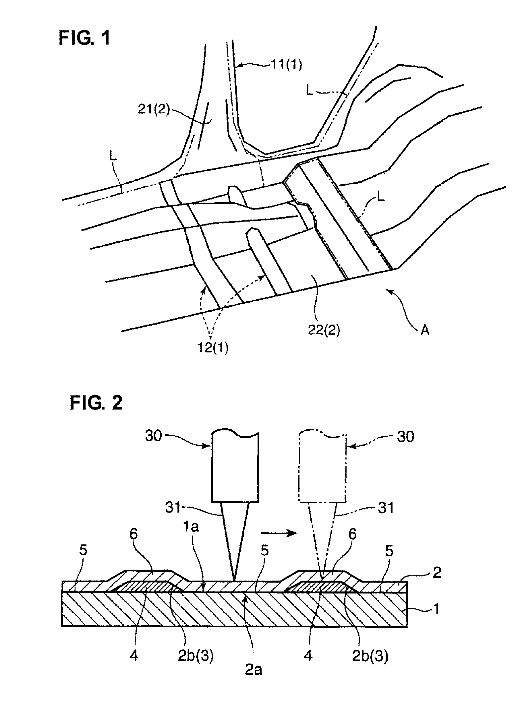 Joining structure and method of metal works