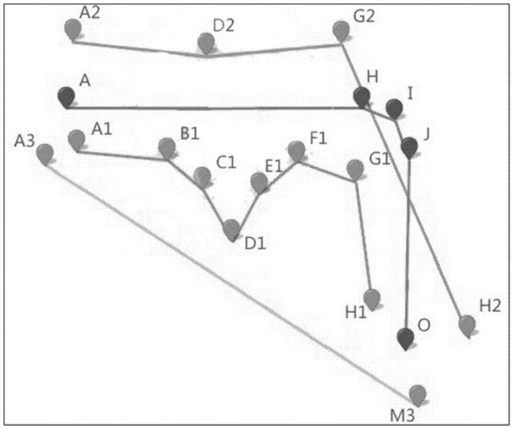 Map path acquiring method and device