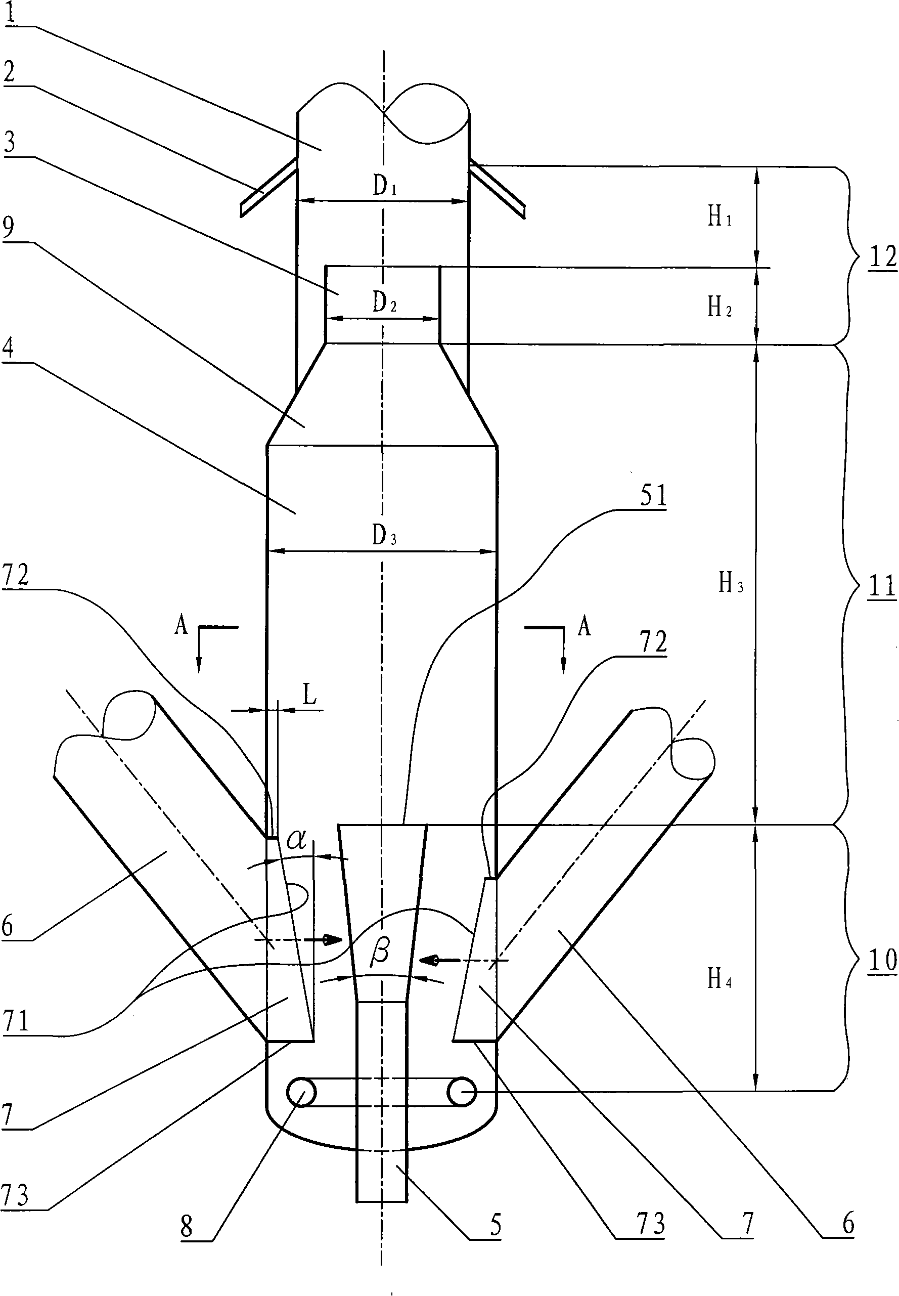 Equipment for mixing catalyst