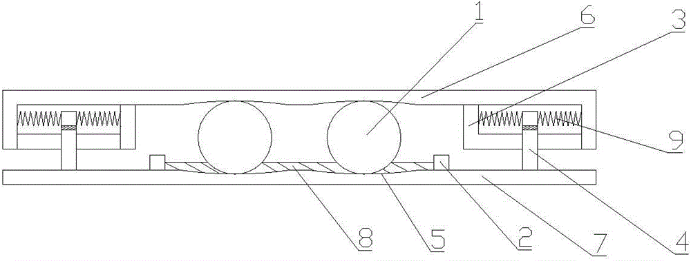 Seismic isolation support with viscoelastic damping balls