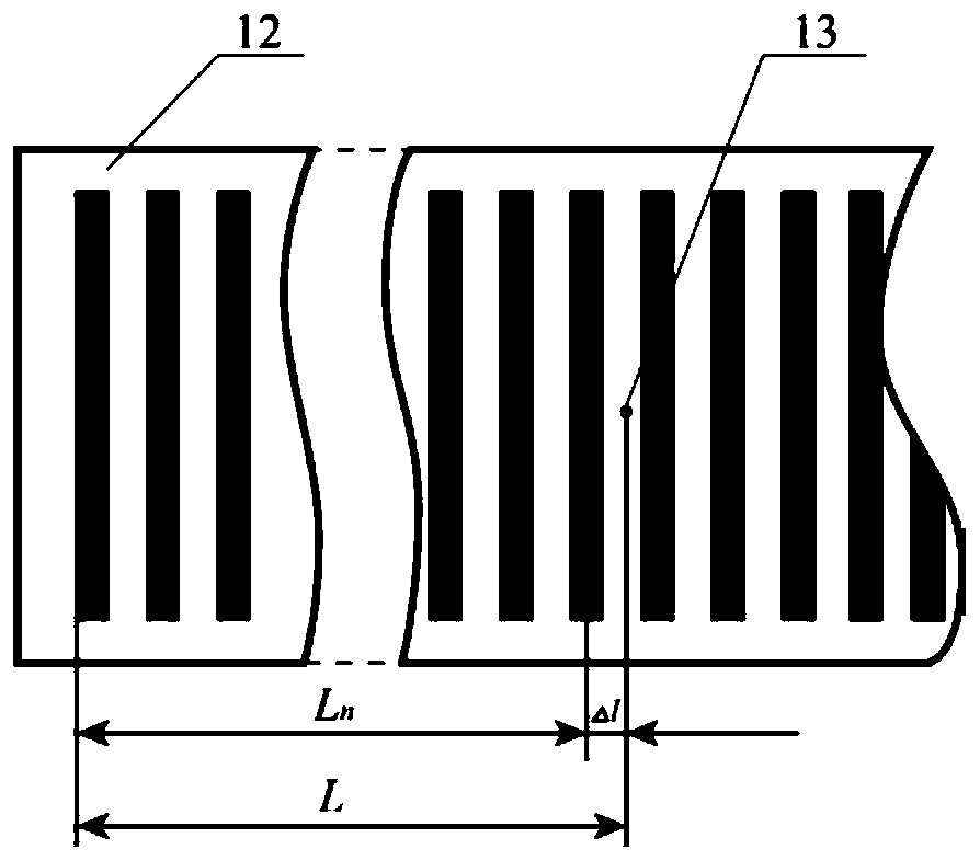 Difference Frequency Active Scanning Grating Displacement Sensor and Measurement Method