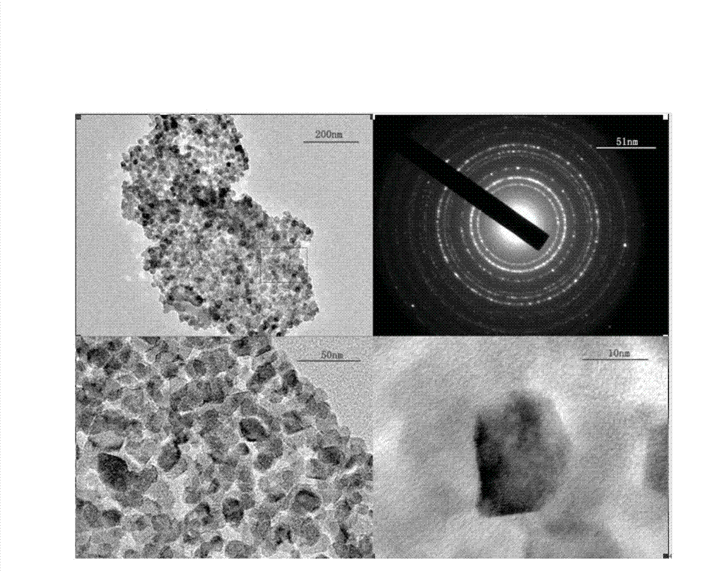 Nanometer iron trioxide as well as preparation method and purpose of nanometer iron trioxide