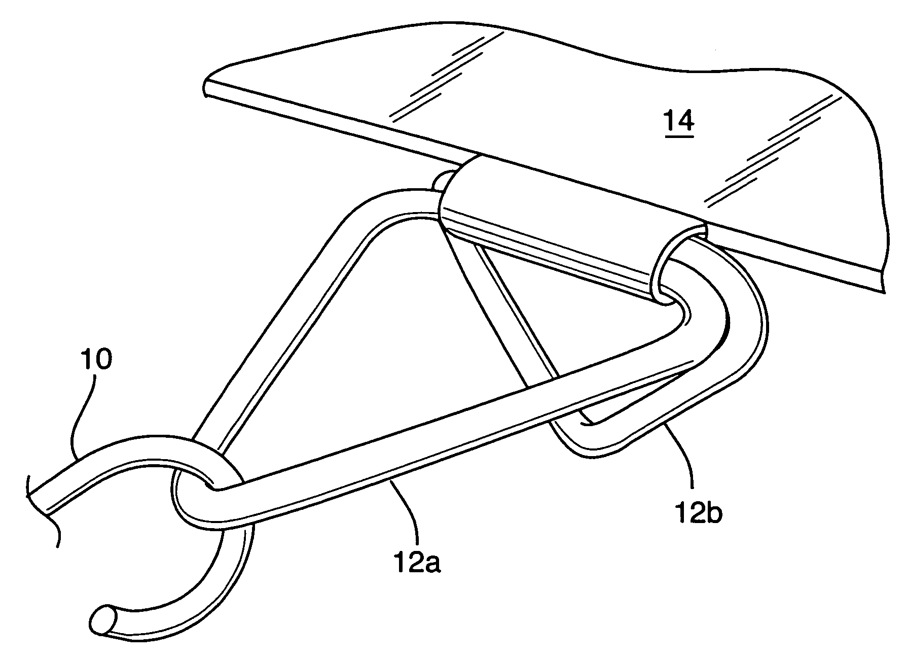 Trampoline system with systematically phased spring elements