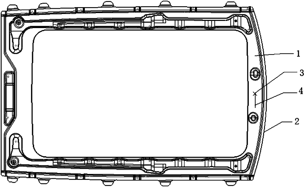 Carbon fiber composite material skylight reinforcing plate production method