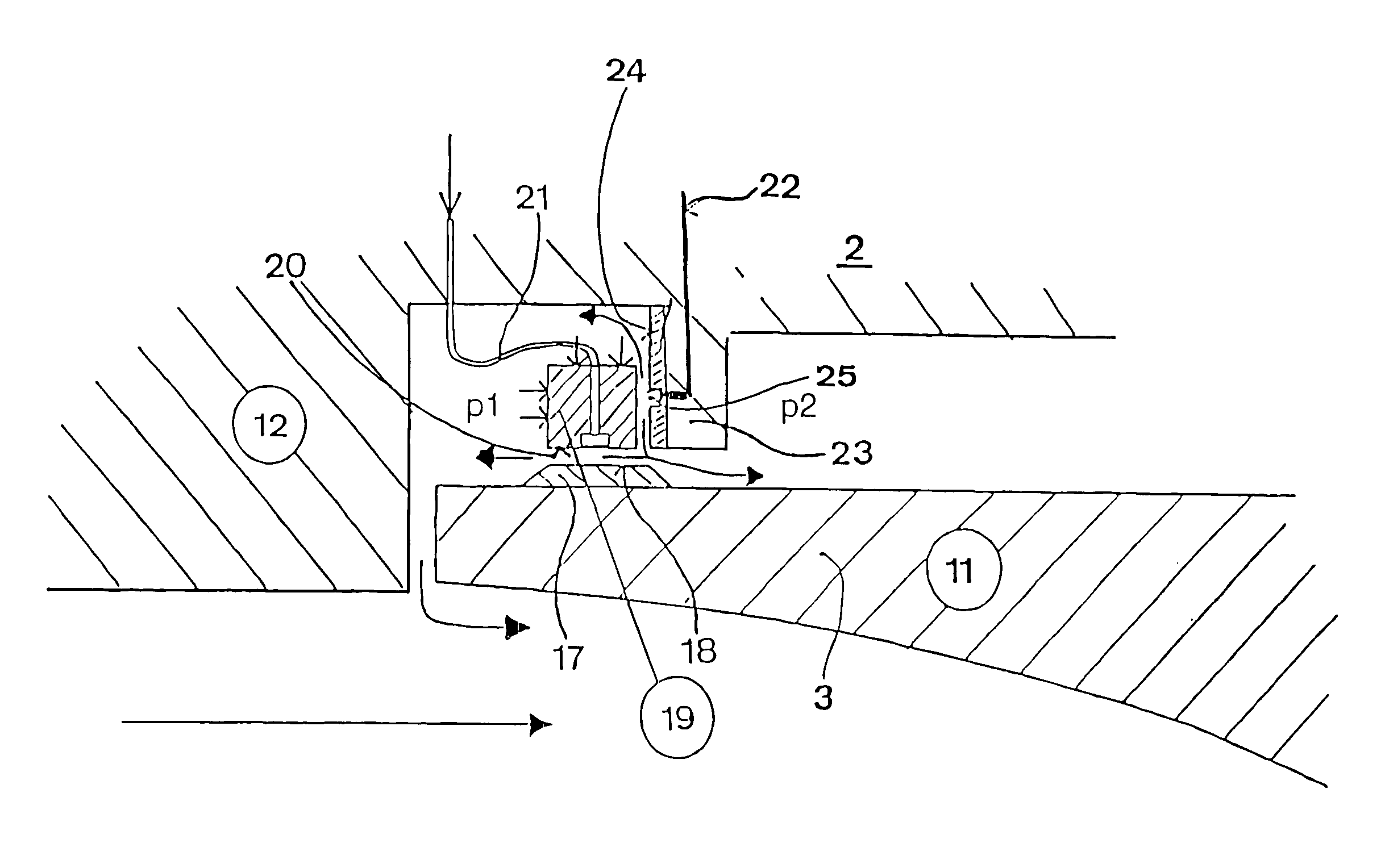 Sealing in a hydraulic turbine unit