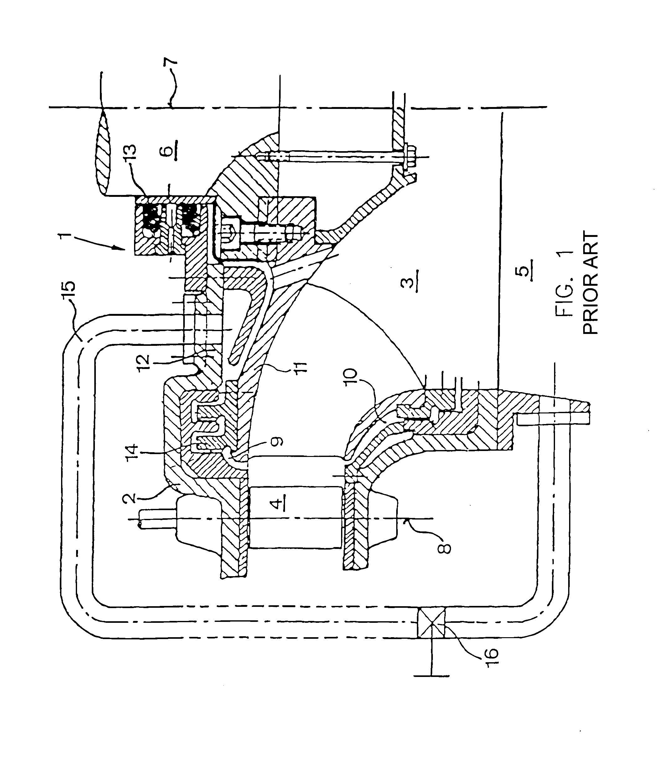 Sealing in a hydraulic turbine unit