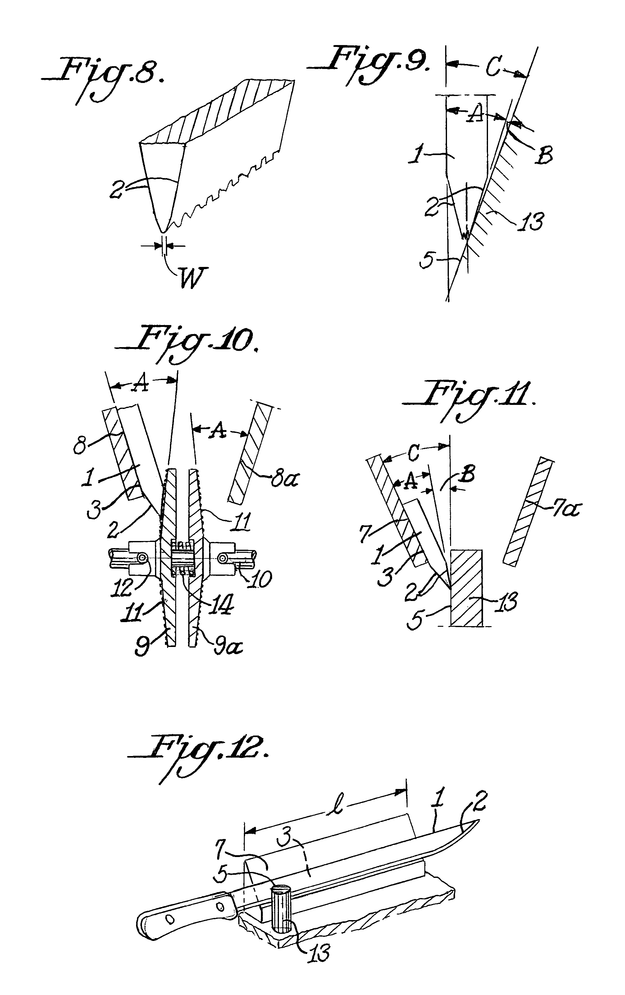 Precision means for sharpening and creation of microblades along cutting edges