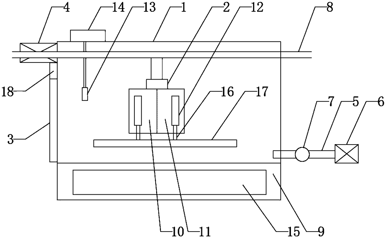 Die casting shaping device for machining magnesium alloy