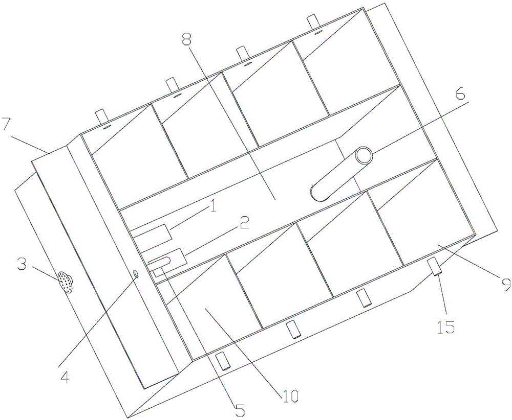 Shellfish engineering culture method and shellfish multilayer flowing water culture device